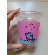 BT21 macdonals plastic cup