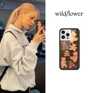 Wildflower WF BLACKPINK ROSE Bear-y Cute Soft Acrylic Case Cover iPhone 12 15 14 Plus 13 Pro 15 16 P