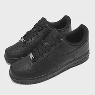 Nike 休閒鞋 Air Force 1 07 運動 男鞋 經典款 AF1 皮革 簡約 穿搭 全黑 CW2288001 26cm BLACK/BLACK