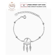 Celinewey 925 Silver Dream Catcher Bracelet Birthday Gift - 333B
