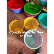 Combo of 5 large round baskets of Vi Hung (30,5*31,7 cm)