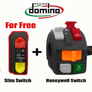 (1ชุด)Domino Honeywell Switch แฮนด์บาร์ด้านซ้ายและขวา Plug & Play ผลิตในอิตาลี