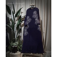 CLEARANCE SALE ARYNA Abaya Jubah Floral Embroidery Gemstone Wudhu Friendly [Readystock]