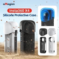 For Insta360 X4 Silicone Case Camera Accessories Shadowstone X4 Protective Accessories For Insta360 X4 Body Lens Silicone Case