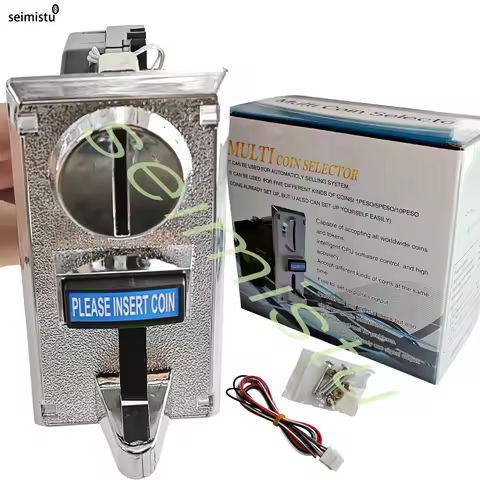 Multi-value coin acceptor Electronic Vending Machine Multi Coin Acceptor Selection Mechanism Arcade 