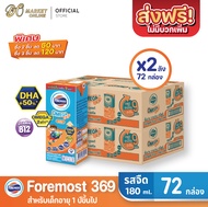 [ส่งฟรี X 2ลัง] โฟร์โมสต์ โอเมก้า 369 นมยูเอชที รสจืด FOREMOST OMEGA 369 ขนาด 180มล. (ยกลัง 2 ลัง : 