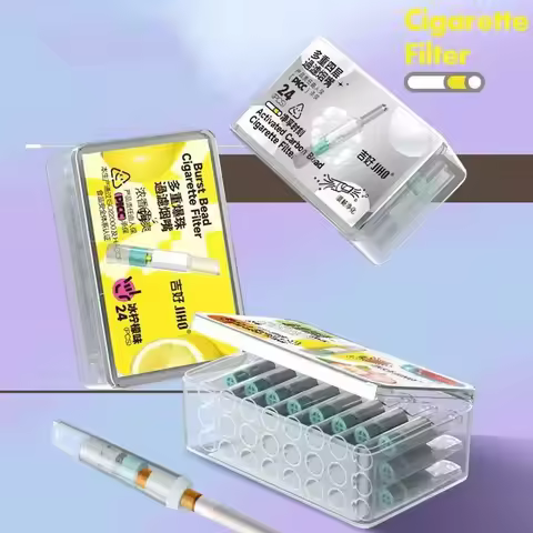 24PCS/Box crush ball filters Ice Watermelon Grape Mint 70% tar reduction 3-layer filtration leakproo