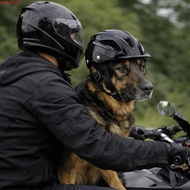 MAURICE Dog Helmet, Adjustable Solid Color Pet Motorcycle Helmet, Handsome Comfortable Fit Plastic D