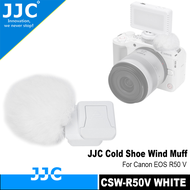 JJC Vỏ lọc gió Giày lạnh cho máy ảnh Canon EOS R50 V r50v (không phải cho R50)Mic lông kính chắn gió