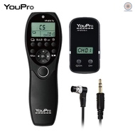 RMF YouPro YP-870 DC0 2.4G Wireless Remote Control LCD Timer Shutter Release Transmitter Receiver 32