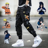 Teen Thin Overalls Naruto Students Loose Trendy Casual Tie-up Teen Elastic Band Pants Male 9.5