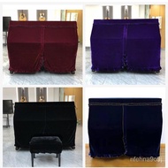 Hot SaLe Vertical Piano Full Cover,220G Thickened Pleuche Full Cover,Piano Cover,Stool Cover,Piano Cover GEEQ