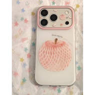 Phone Phone Case Suitable for iPhone 7 8 X XS XR XSMAX 11 12 13 14 15 16 17 Pro max Plus Air Pink Ap