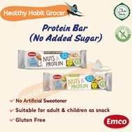 EMCO Protein Bar with Nuts (35g) | Keto Bar | Gluten Free | No Added Sugar | High Fibre