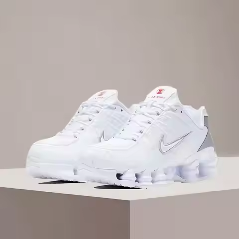 Nike Shox TL Women's Cushioned Running Shoes Height-Enhancing, Fashionable, Versatile Style Slip-Res