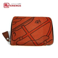 愛馬仕馬形尖頂 PM 雙折皮夾