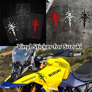 Suzuki Emblem Sticker Reflective Motorcross Body Helmet Decal for Suzuki Hayabusa Gixxer SF 250 GSX 