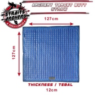 Archery Straw Target Butt 127CM x 127CM x 12CM