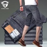 EAGLADE Denim Cargo Jeans Pants for Men 866 in Blue Grey Stretchable J10