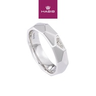 HABIB Men's Ring in 925 Silver Palladium 119811025(PLD)
