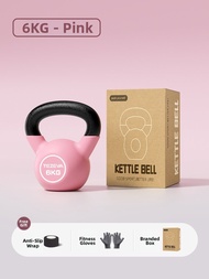 TEZEWA | Solid Cast Iron Kettlebell 6kg