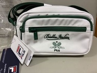 FILA 網球系列（LEGGENDA DEL TENNIS / Biella Italia） 復古刺繡單肩包 / 斜背包