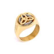 CHARRIOL แหวน 02-104-1276-5 Yellow Gold Celtic Triquetra womens rings