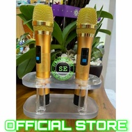 Microphone Wireless Karaoke Mic Holder Microphone Placemat Acrylic Material