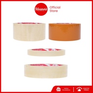 Hasans 2 Inch Clear Duct Tape 90Yd Clear Duct Tape/ Large Clear Duct Tape/ 2 Inch Brown Duct Tape/ L