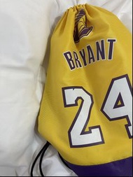Lakers #24 Kobe Bryant sports bag 湖人24號 籃球運動束口袋 後背包 休閒 NBA官網購入 Nike Adidas