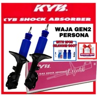KYB PROTON WAJA 1.6 GEN2 PERSONA ABSORBER FRONT GAS KAYABA original 333M001 / 333M002 WITH SILICONE BOOT BOOT MOUNTING