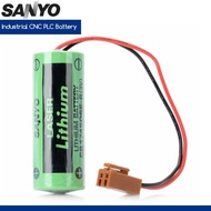 Sanyo CR17450SE-R 3V CR17450 3V PLC Lithium Battery with Plug