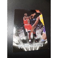 Fleer Michael Jordan playoff highlights Basketball Card #4 Michael jordan Basketball Card