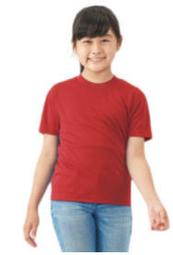 Gildan 吉爾登 4BI00B 系列 亞規兒童抗UV機能排汗T恤~鮮艷紅