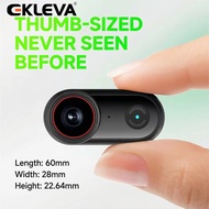 EKLEVA 4K Thumb Action Camera Wearable Mini Cam 1.47" Screen 4K30FPS/2K60FPS IP65 Waterproof Body Ca