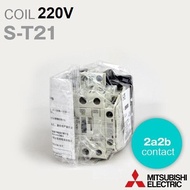 MITSUBISHI S-T21 แมกเนติก คอนแทกเตอร์ ST-21 Magnetic Contactor 220Vac / 380Vac