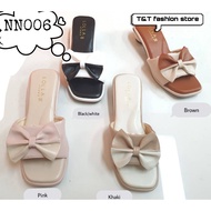 T&Tstore/ Ladies  cute ribbon hight hlees/ kasut perempuan NN006
