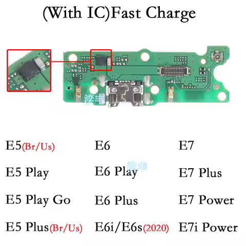 Usb Dock Charger Connector for Motorola Moto E5 E6 E6i E6S E7 E7i Play Go Plus Power Charging Board 