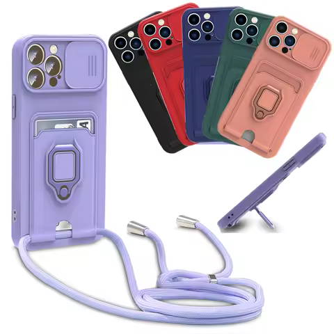Necklace Strap Lanyard Cord Case For Oppo A16 A54 A74 4G A55 Reno6 5g A15 Realme C20 C11 C21 C55 C67