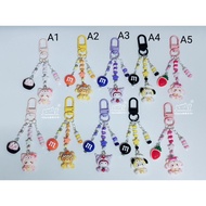 ~Gloria丽璇手作~(现货)手工编织树脂钥匙扣，手机绳,包包、手机挂件礼物。 100%Handmade #keychain #bagcharm #diy