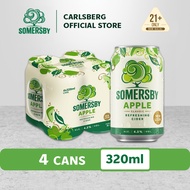 Somersby Apple Cider Can Apple Flavoured Cider 4.5% Alcohol (320ml x 4)