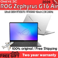 2026 ASUS ROG Zephyrus G16 Air Ultra9‑385H RTX5070/5060 16" 2.5K 240Hz HDR1000 OLED Gaming Laptop