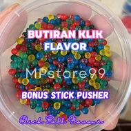 Butiran klik ball rasa buah / klik ball flavour / butiran rasa buah / butiran klik