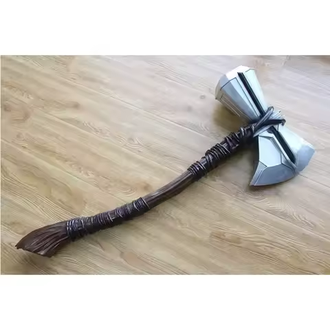 105cm Thor Stormbreaker Tomahawk Hammer Metal Resin Axe Prop Cosplay Costume Accessory Prop