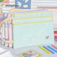 ELDGEAN Handbag, Large Capacity Polka Dot Design File Bag, Cartoon A4/A5 Three Layers Exam Papers St