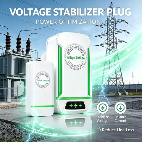Voltage Stabilizer Plug For Home Power Optimization Device 90-250V Household Electrical Voltage Regu