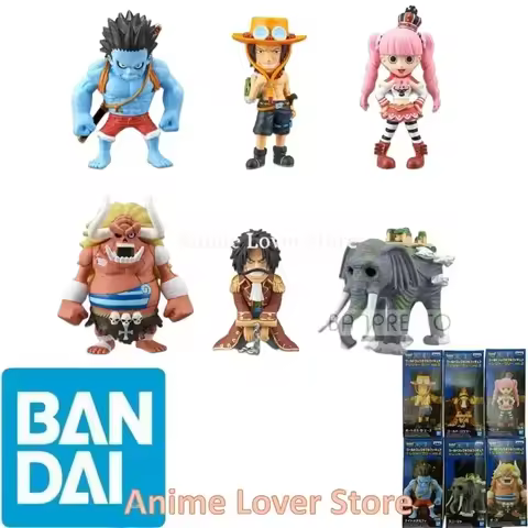Bandai Banpresto Original One Piece WCF Treasure Rally Vo.2 Luffy Ace Perona Roger OZ Zunesha Anime 