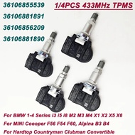 for BMW F20 F30 X5 X6 F15 Mini Cooper F56 F54 F60 R56 Alpina 433MHZ TPMS 36106855539 36106881891 361