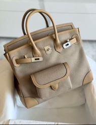 門市現貨Hermes birkin 25 cargo 8Q ck beige marfa K stamp