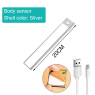 PIR ไฟอัตโนมัติเซนเซอร์ 5V โคมไฟสำหรับตู้ ไฟตู้เสื้อผ้า สว่างไร้สาย ความสว่างของอุณหภูมิสี ตัวแปร ไฟledแม่เหล็ก USB Night Light